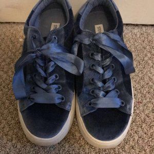Steve Madden velvet sneakers